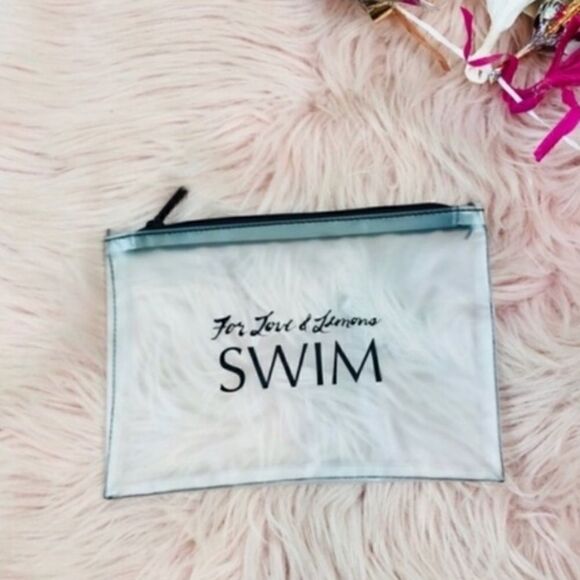 NWOT For Love and Lemons Clear Wetsuit Bag - Picture 2 of 3